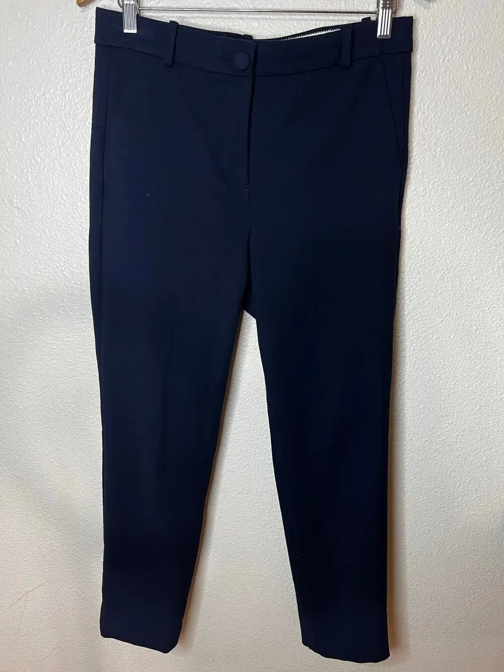 J. Crew High Rise Cameron pants in dark navy blue WOMENS 8